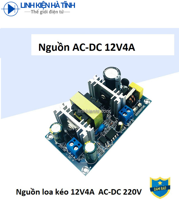 Mạch nguồn 12V 4A CÔNG SUẤT 50W